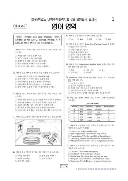 2025년 6월 고3 영어